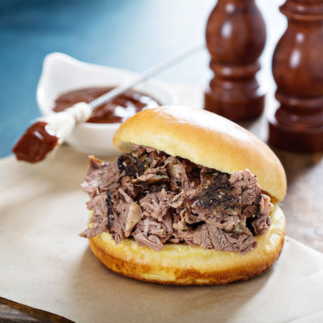 Chopped BBQ Brisket Sandwiches
