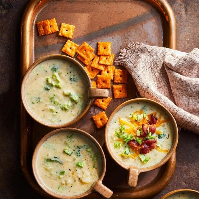 Cheddar, Broccoli, and Baked Potato Chowder