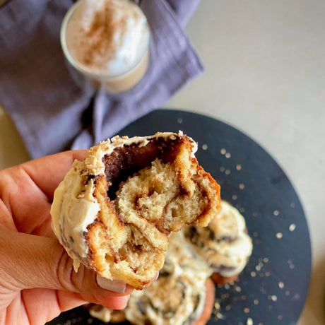 Cinnamon Rolls with Coconut and Walnuts