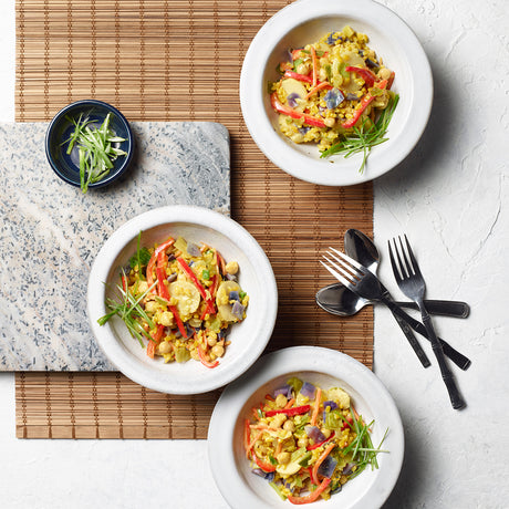 Coconut Curry Vegetable Rice Bowls