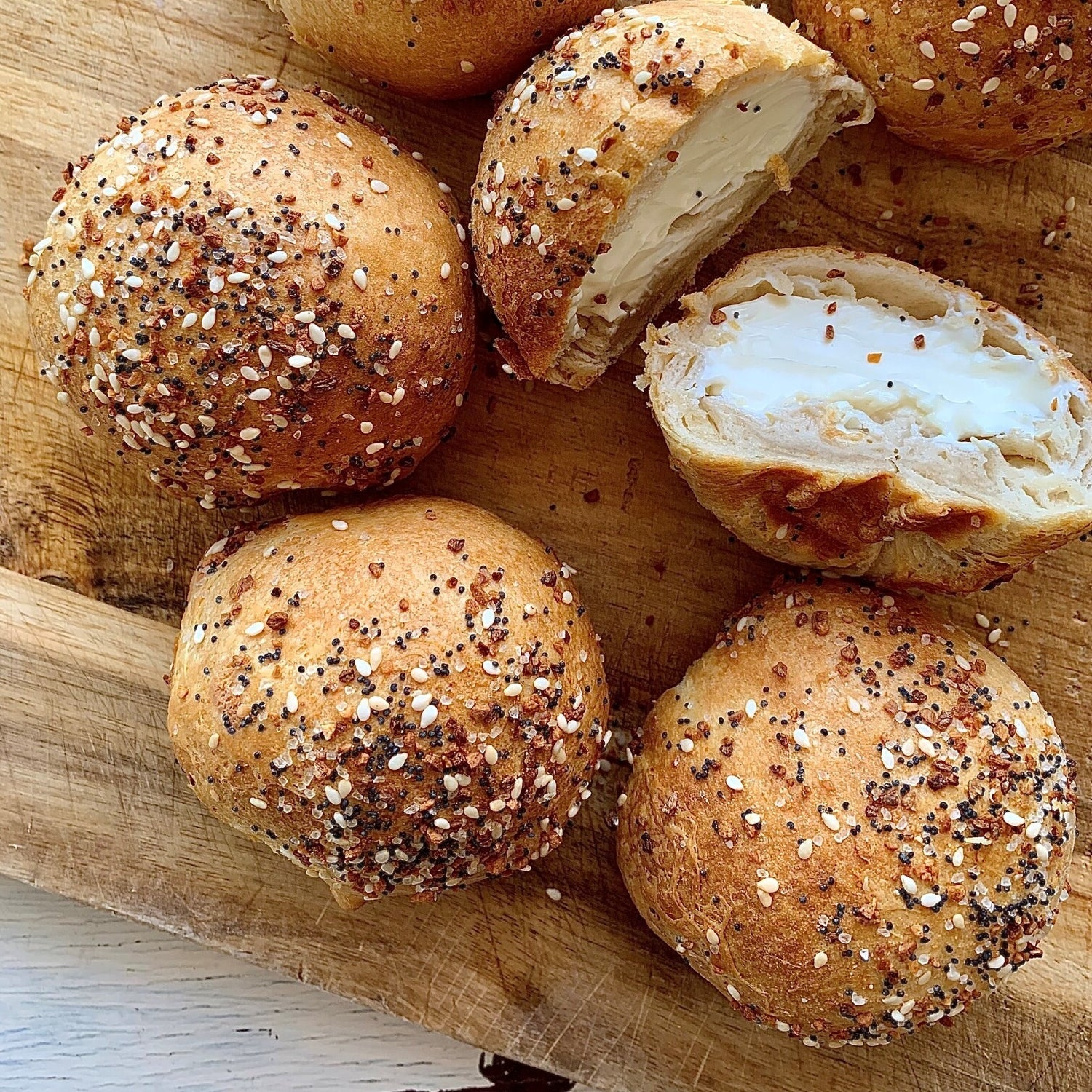 Copycat Dunkin Everything Bagel Bites