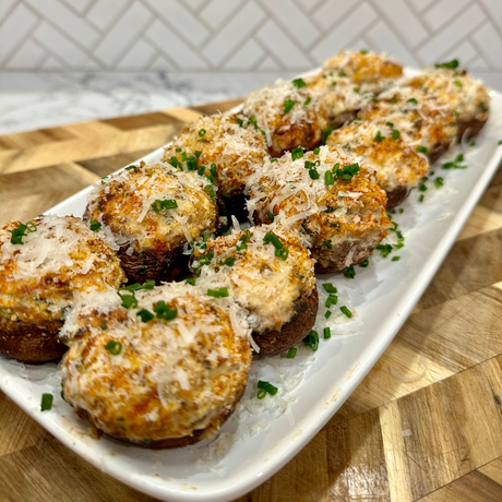 Creamy Spinach Stuffed Mushrooms