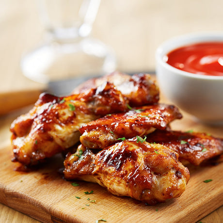 Crispy Air-Fried Chicken with Sriracha-Honey Drizzle