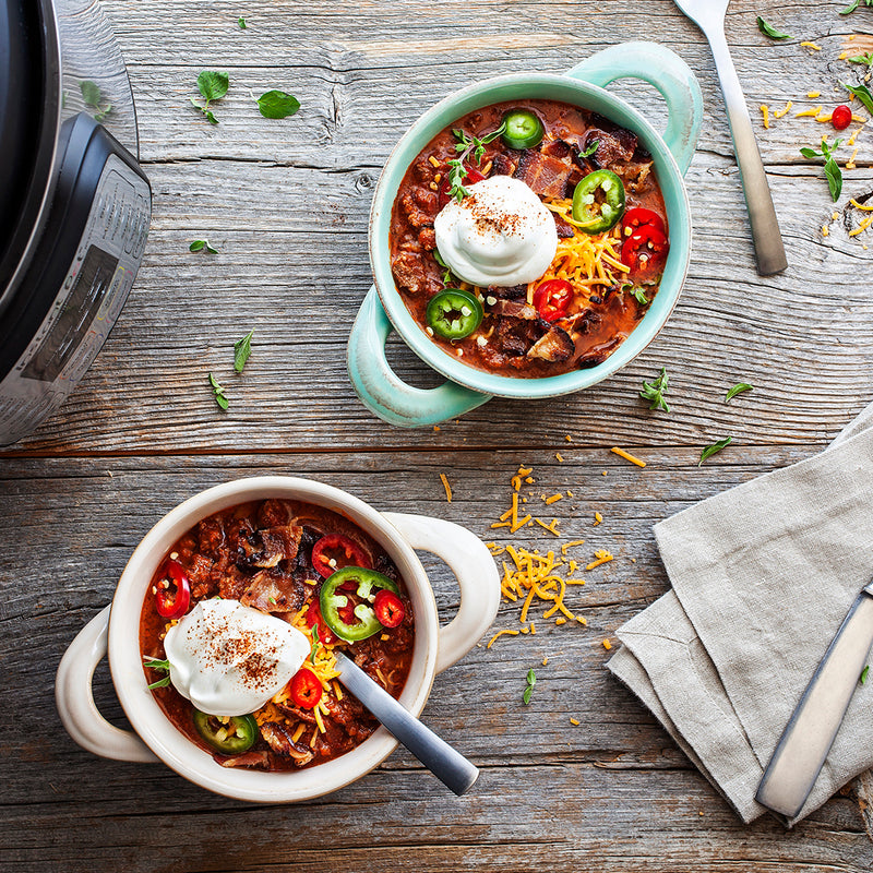 Crispy Bacon Chili Instant Pot