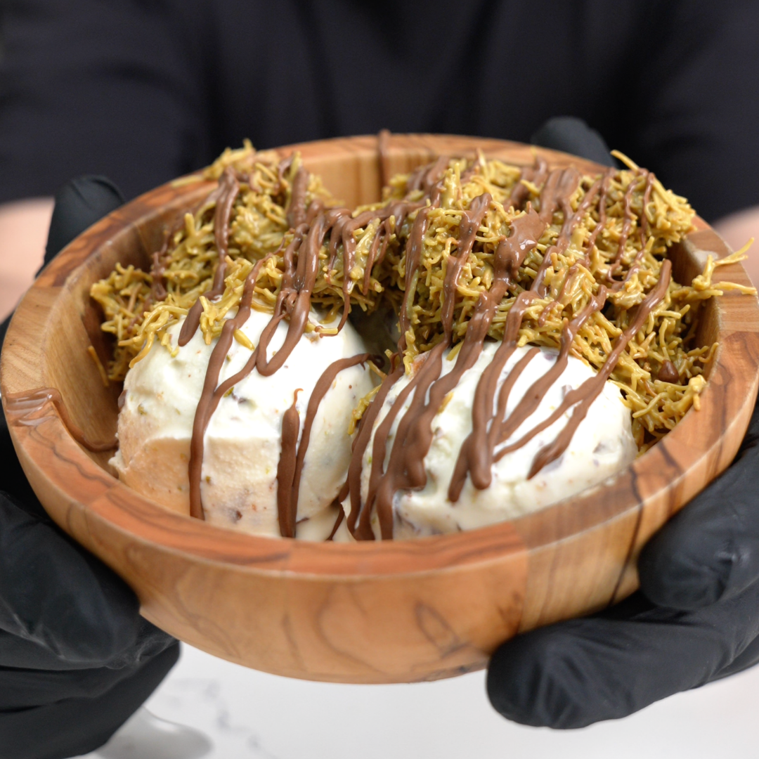 Dubai Chocolate Ice Cream