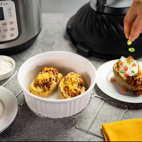 Instant Pot Duo Crisp + Air Fryer - Touchdown Loaded Potato Skins