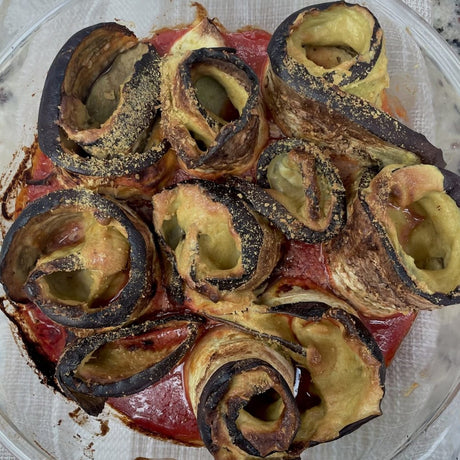 Gluten-Free Eggplant Roll-Ups