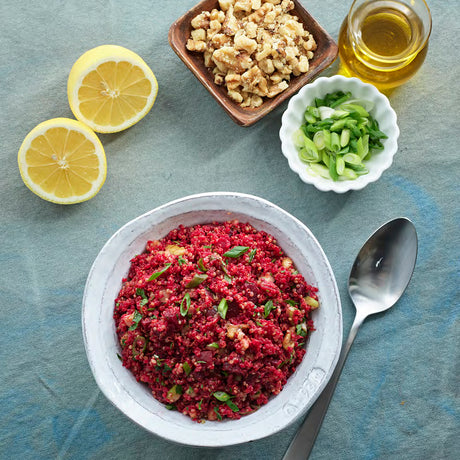 Georgian Quinoa with Beets and Walnuts