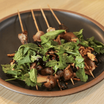 Glazed Pork Satays