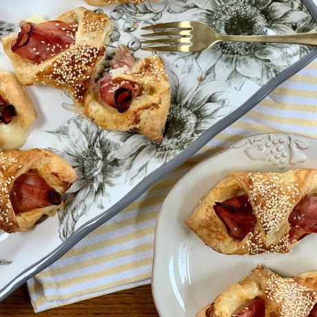 Ham and Cheese Puff Pastries