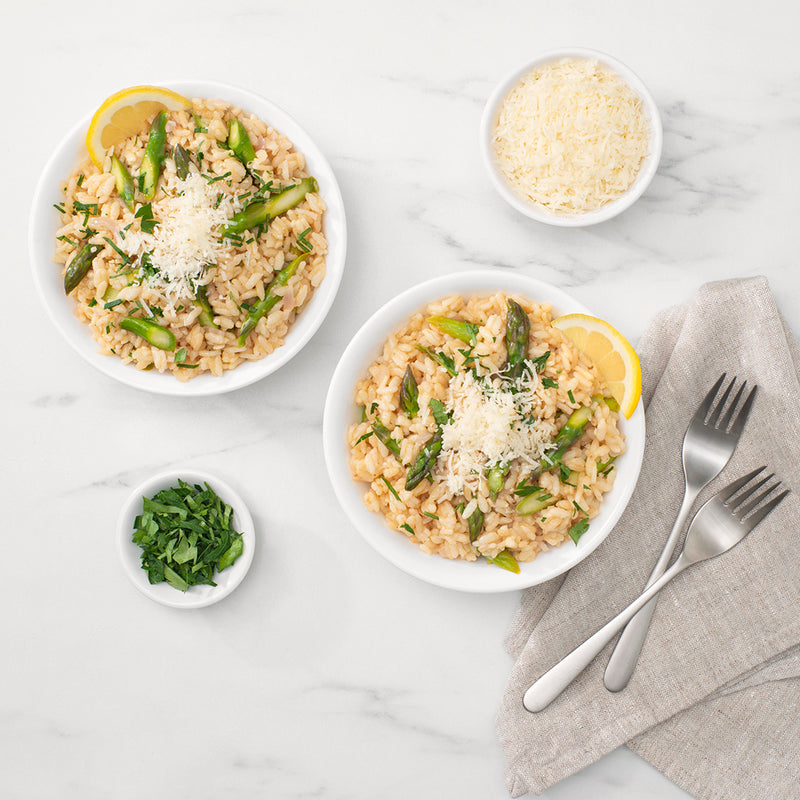Asparagus Lemon Risotto Instant Pot