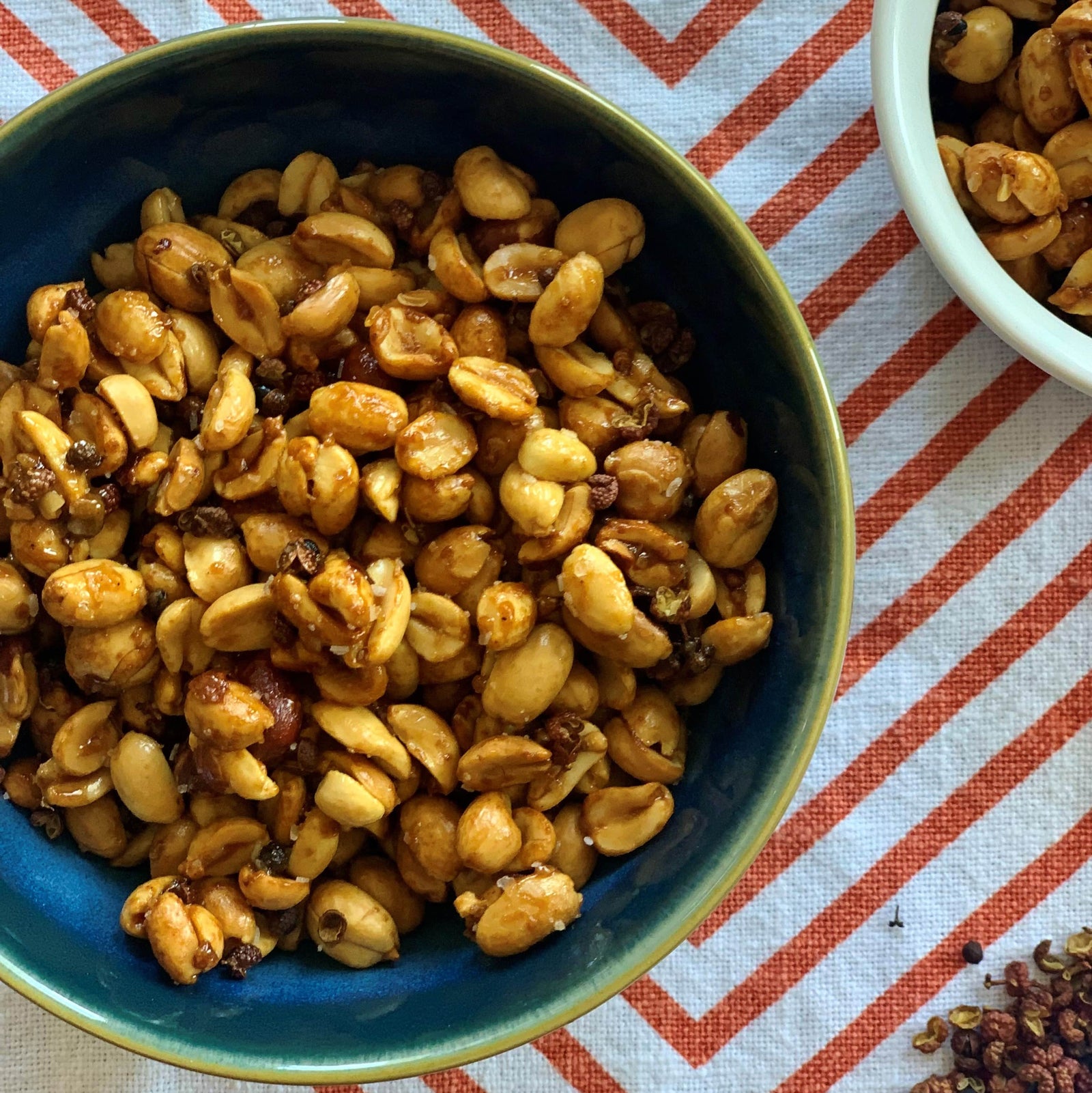 Honey Szechuan Peanuts