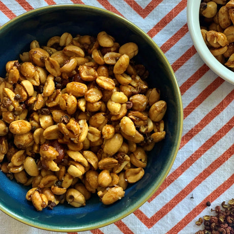 Honey Szechuan Peanuts