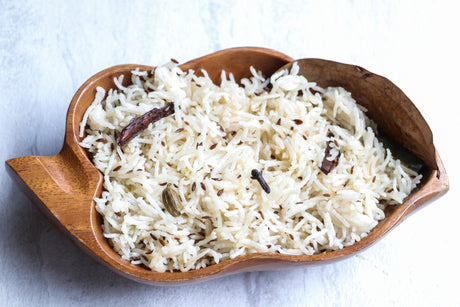Indian Spiced Cumin Rice - Jeera Pulao
