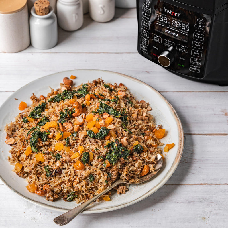 Middle Eastern Lamb Pilaf Instant Pot