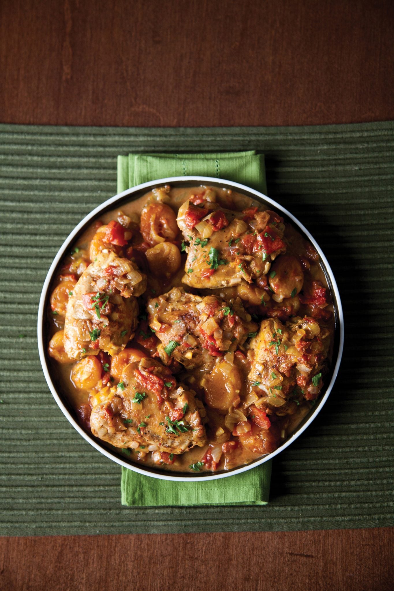 Indian-Style Apricot Chicken