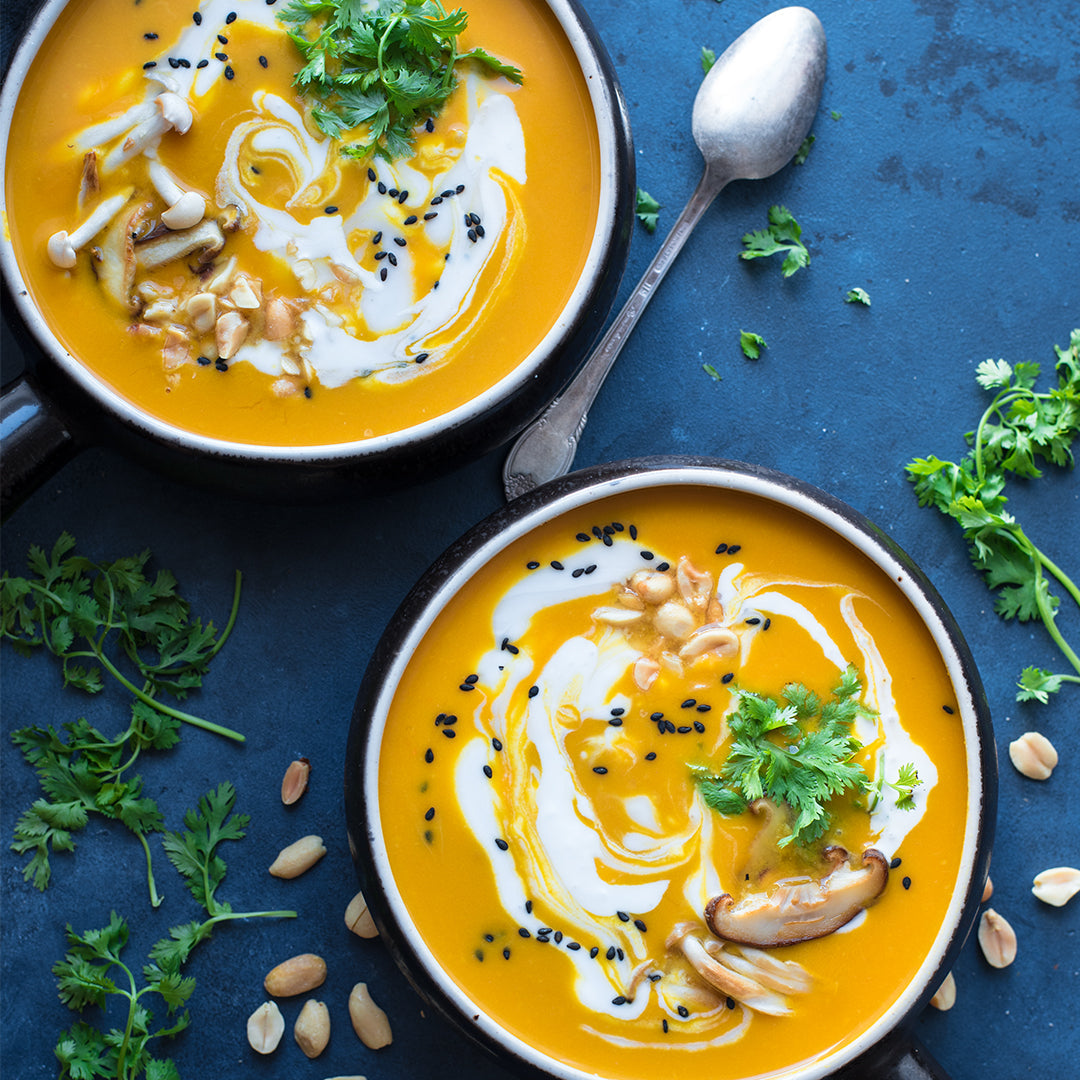Lemongrass-Ginger Kabocha Squash Soup