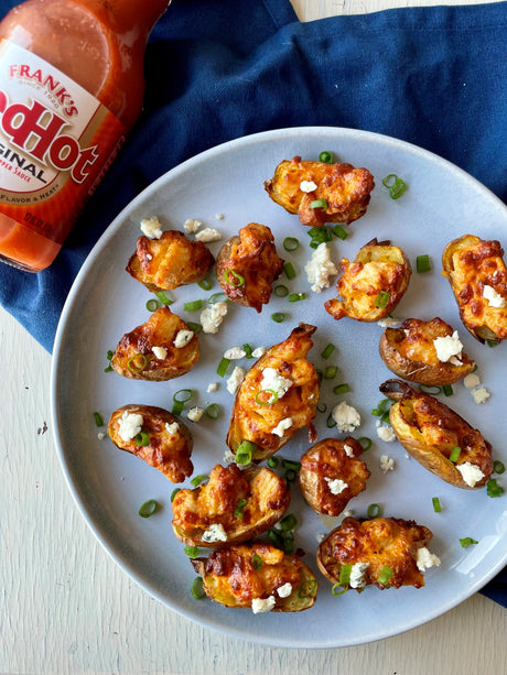 Mini Buffalo Chicken Potato Skins