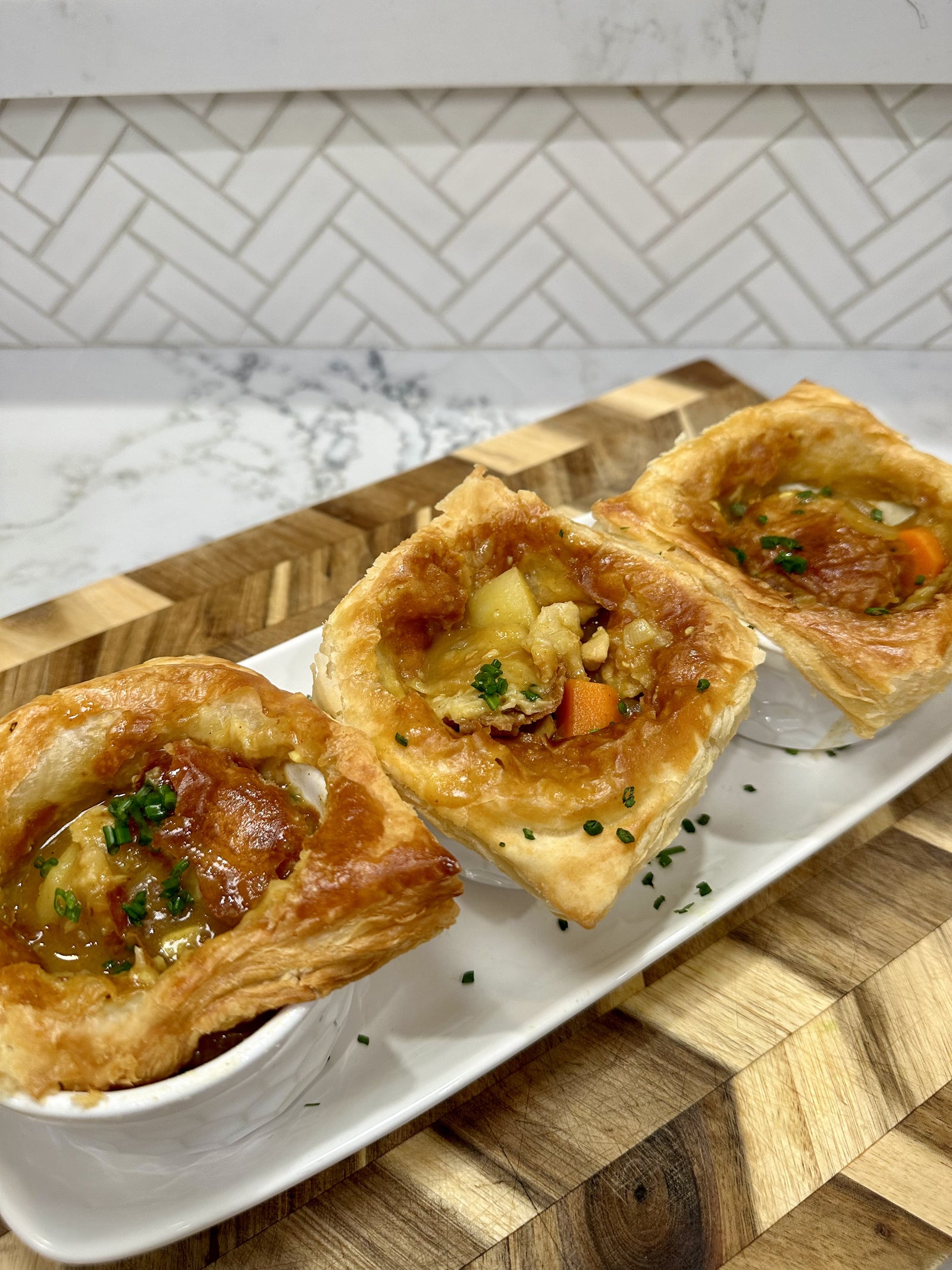 Mini Chicken Curry Pot Pies