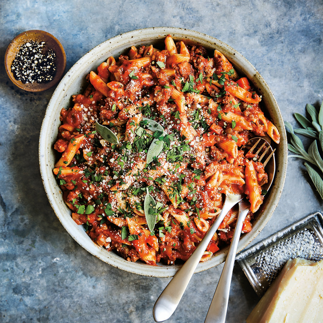 One-Pot Pasta with Bolognese