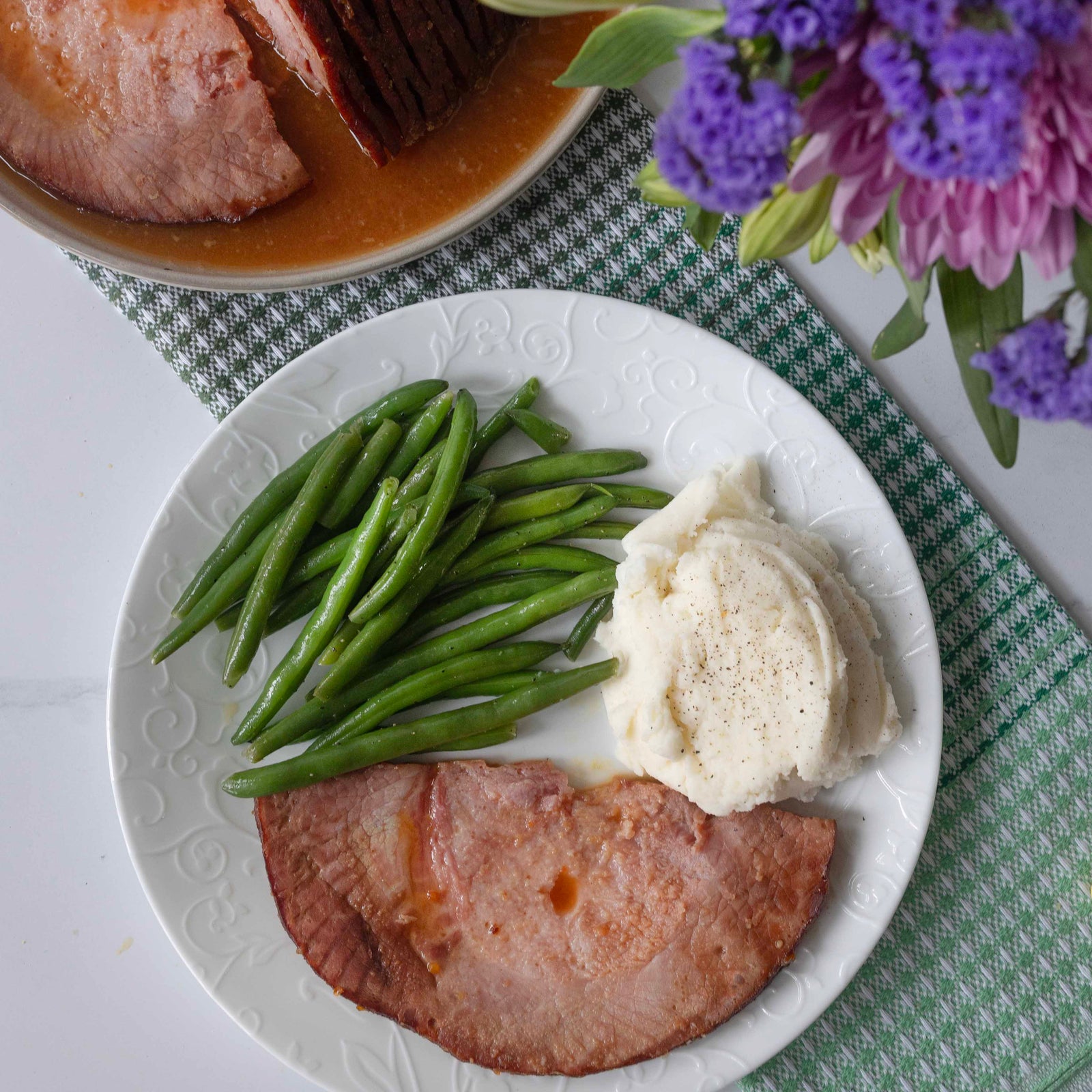 Orange Honey Glazed Ham