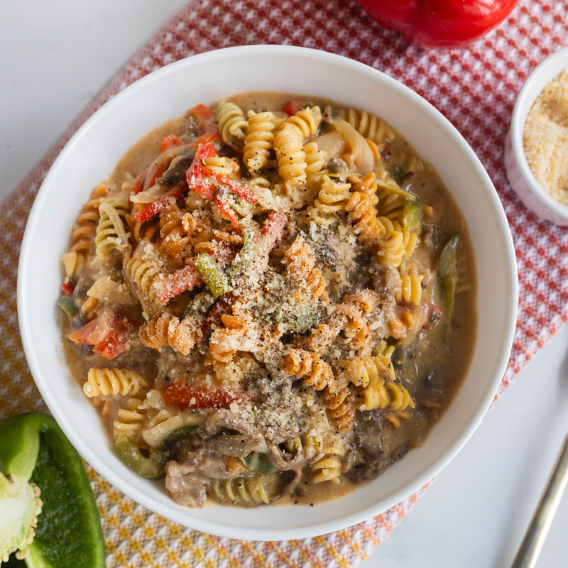 Philly Cheesesteak Pasta – Instant Pot