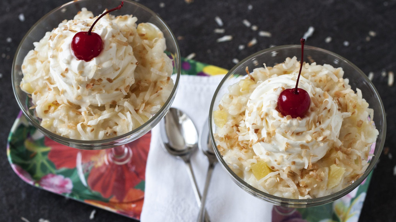 Pina Colada Rice Pudding