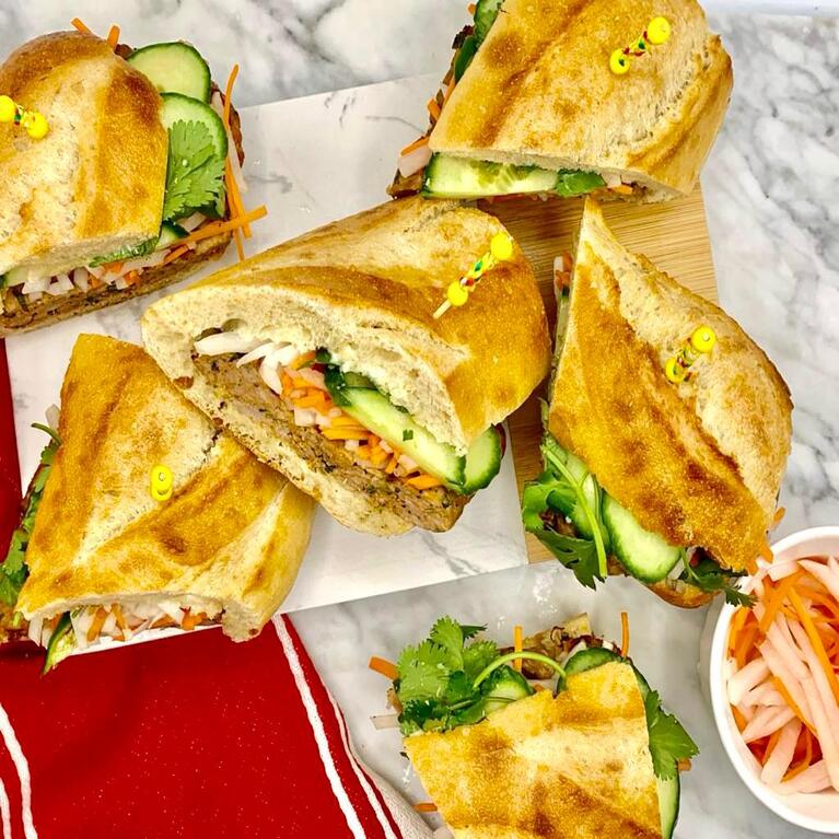Pork Banh Mi Sandwich