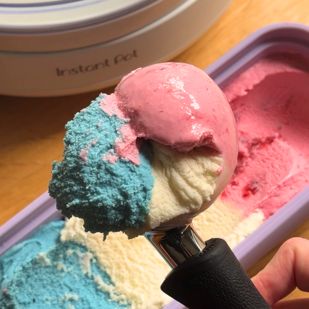 Red, White, and Blue Moon Neapolitan Ice Cream