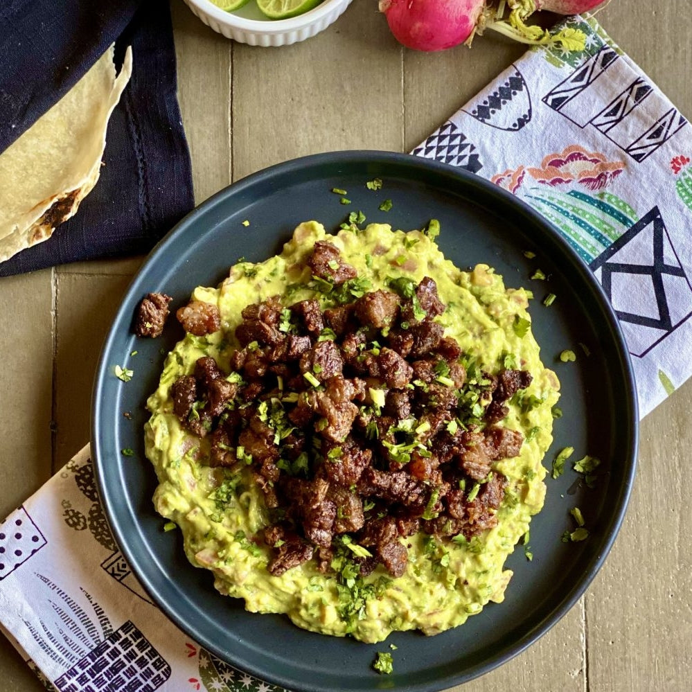 Rib Eye with Guacamole