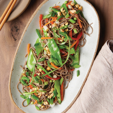 Spicy Sesame Noodles and Vegetables