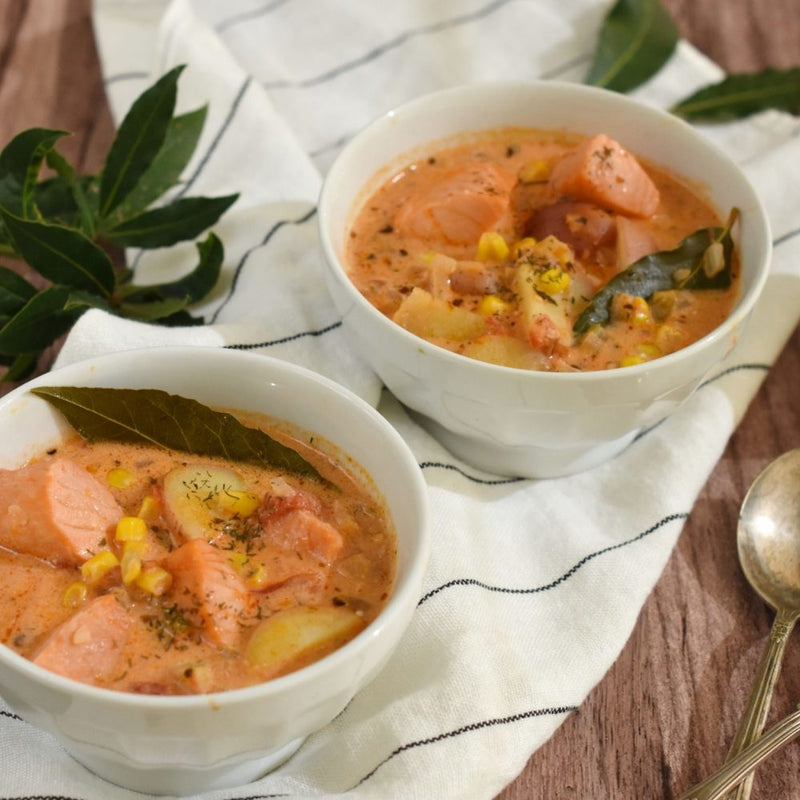 Smoked Salmon Chowder Instant Pot