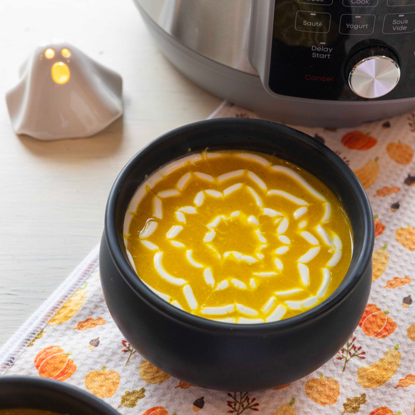 Spooky Butternut Squash Soup