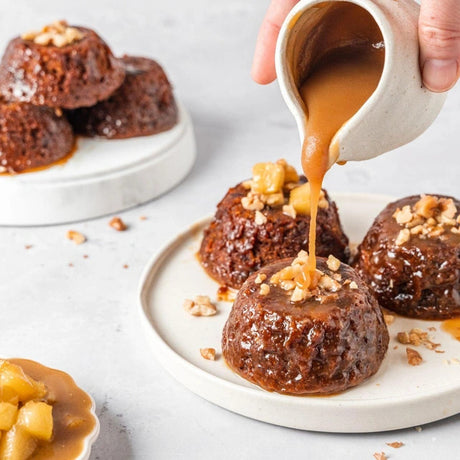 Sticky Toffee Apple Puddings