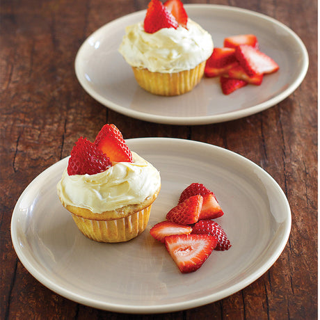 Strawberry Cupcakes with Vanilla Buttercream