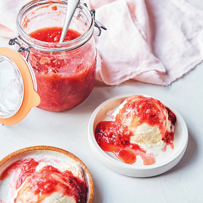 StrawberryRhubarb Compote Instant Pot