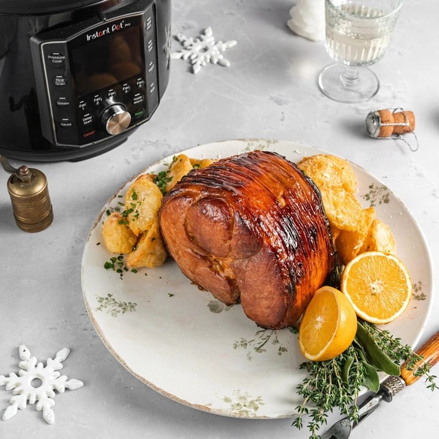 Succulent Ginger Beer Christmas Gammon Instant Pot