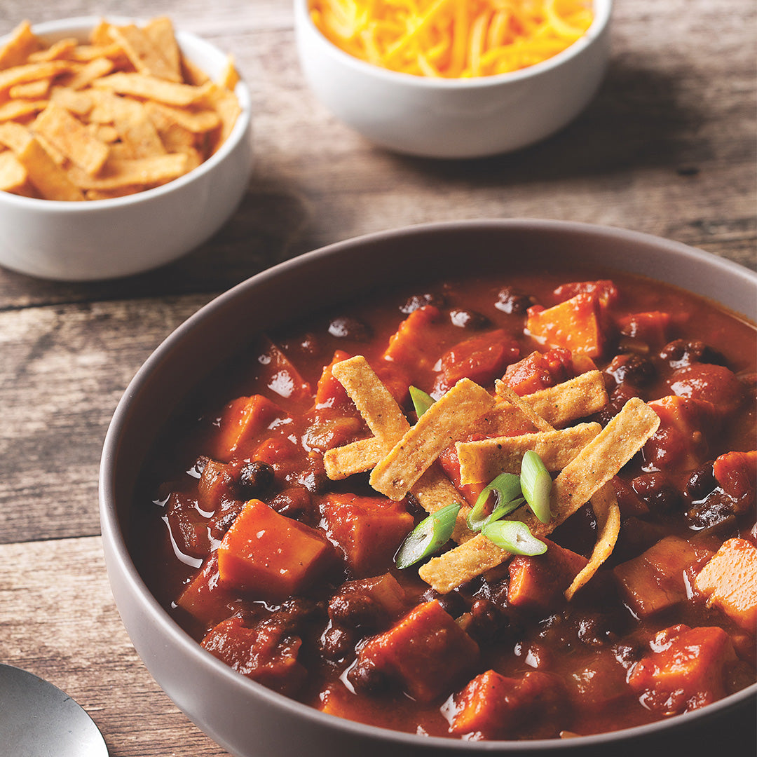 Sweet Potato and Black Bean Chili