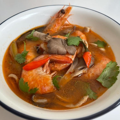 Slow Cooked Thai Shrimp Soup (Tom Yum Goong)