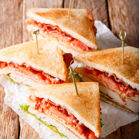 Sous Vide - Turkey Club Sandwiches