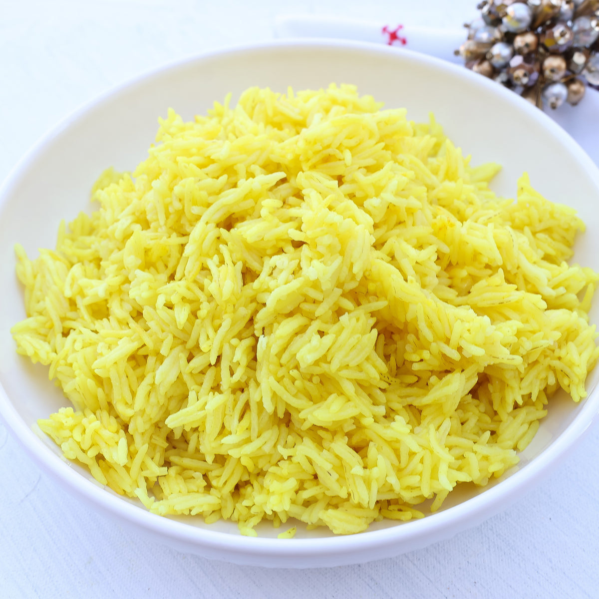 Turmeric Rice (Kashmiri Tahar Yellow Rice) – Instant Pot