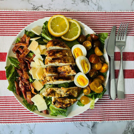 Grill Chicken and Bacon Caesar Salad