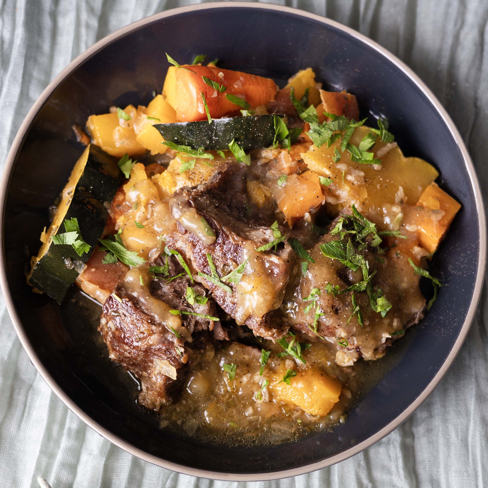 Winter Squash Pot Roast