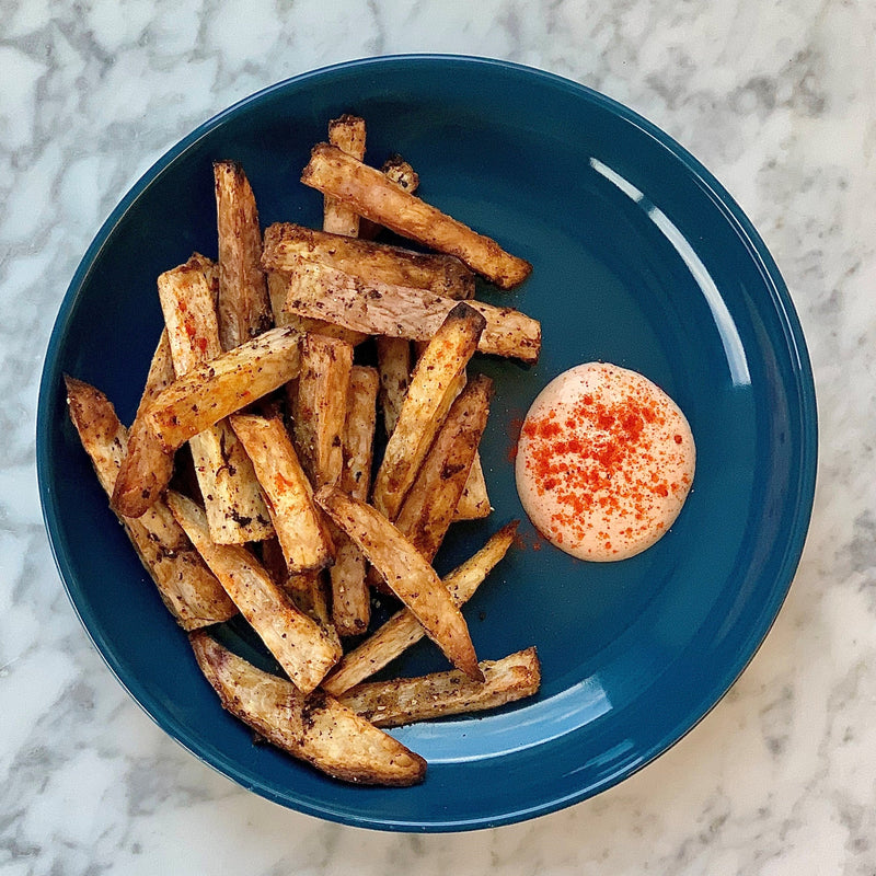 Yuca Fries with Chili Lime Dipping Sauce Instant Pot