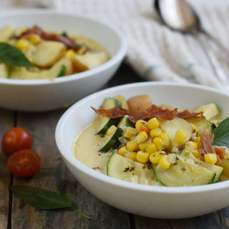 Zucchini Corn Chowder Instant Pot