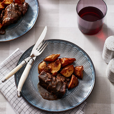 Bistro-Style Braised Short Ribs with Mushrooms