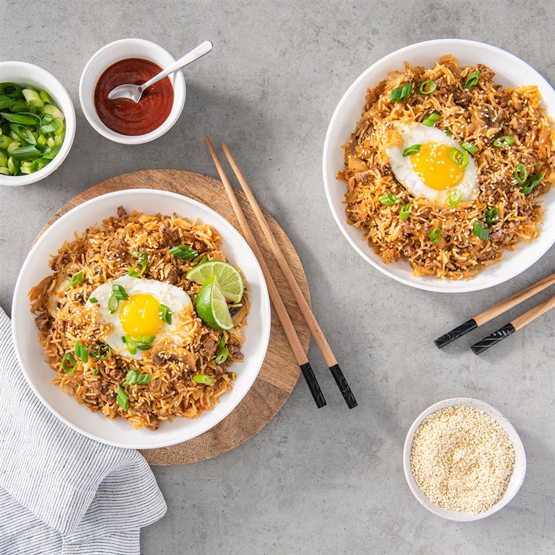 Kimchi Beef Fried Rice