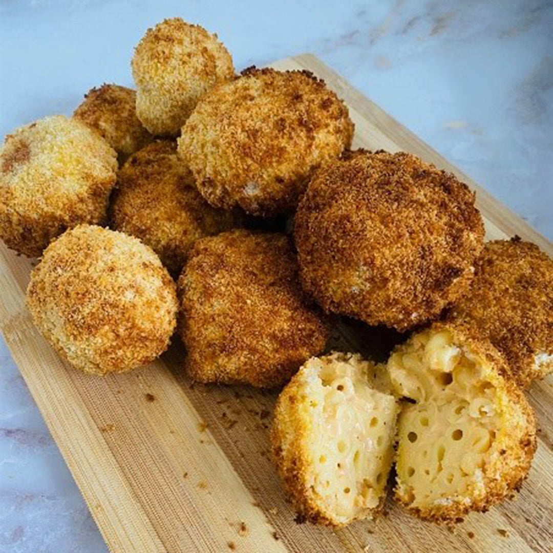 Air Fried Mac and Cheese Balls