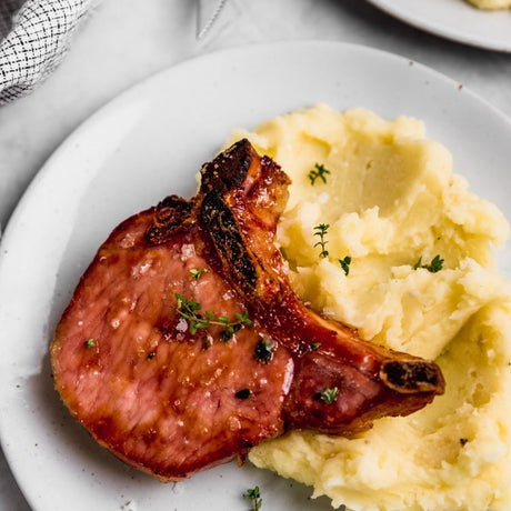 Kassler Chops with Mashed Potatoes