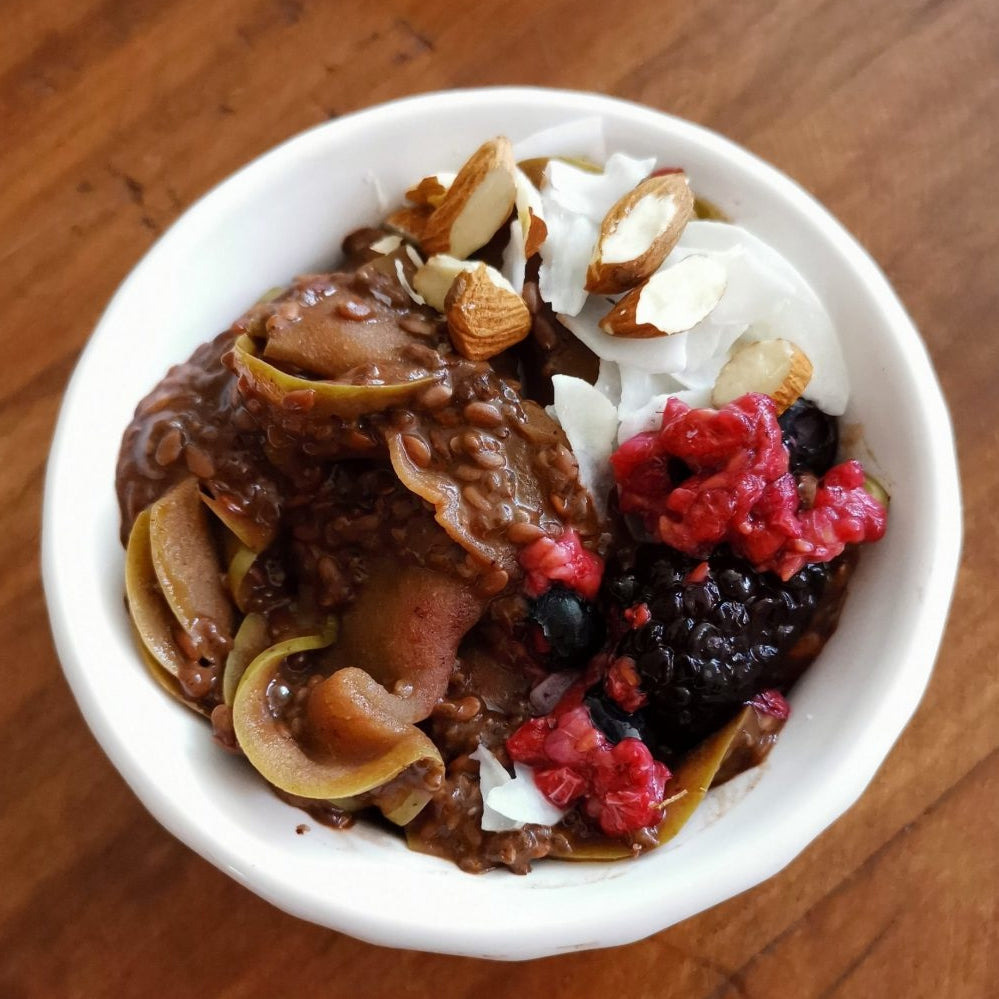 Chocolatey Apple Compote Instant Pot